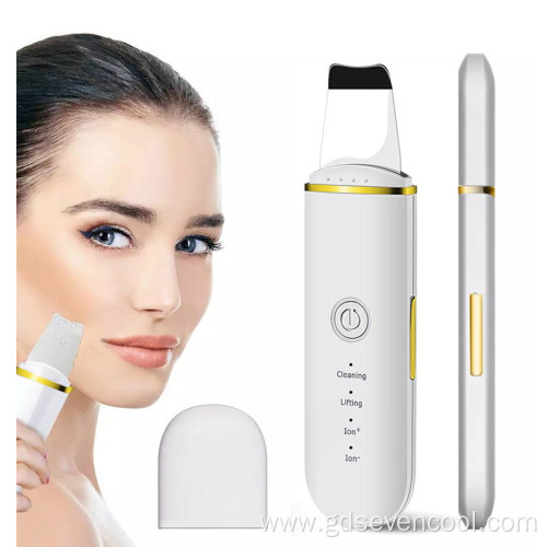 Facial Water Peeling Ultrasonic Ion Skin Scrubber